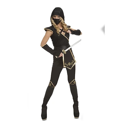 Déguisement femme Ninja noire adulte