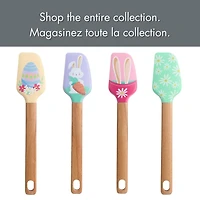 Way to Celebrate 12-inch Silicone Spatula, Flower, Green