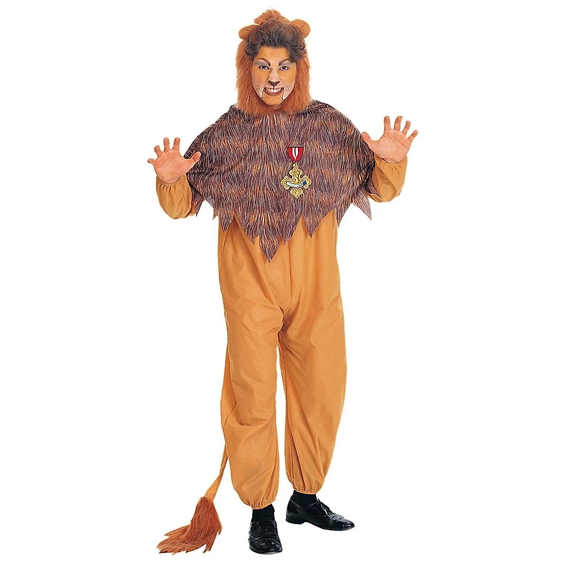 The Wizard of Oz Cowardly Lion Men's Costume