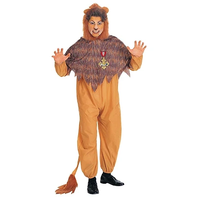 The Wizard of Oz Cowardly Lion Men's Costume