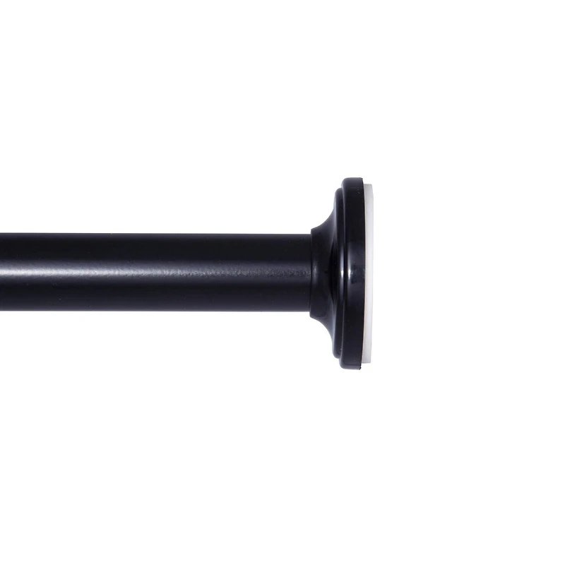 Mainstays 28 in. - 60 in. Tension Rod, 5/8 in. Diameter, In Black