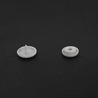 UNIQUE Boutons-pression en plastique, blanc, Taille 2 – 11 mm (⅜″), 30 paires 48 paires, 12 mm