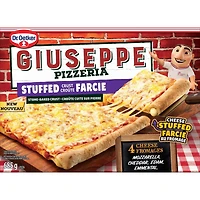 Dr. Oetker Giuseppe Stuffed Crust 4 Cheese Pizza, Gius Std Crt 4 Chs