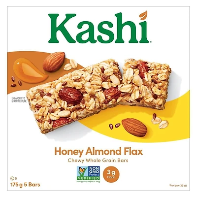 Kashi Whole Grain Bars, Honey Almond Flax, 175g, 5 bars, 175g, 5 bars