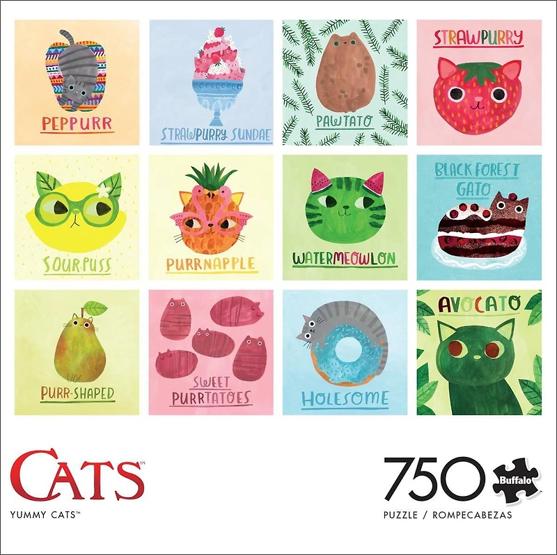 Buffalo Games - Le puzzle Cats - Yummy Cats - en 750 pièces