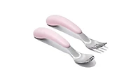 Oxo Tot - Fork & Spoon Set - - Blossom - 12 Months +