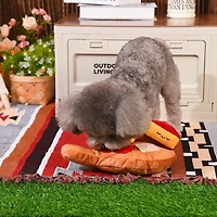Hugsmart Cheese Board Dog Plush Toy