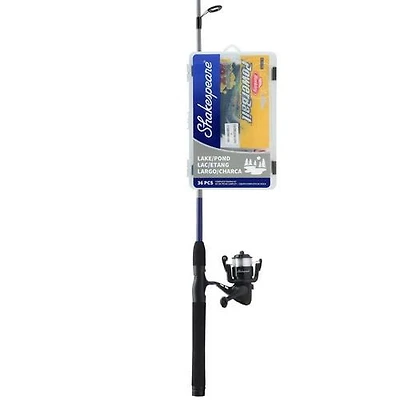 shakespeare catch more fish lake pond rod and reel combo, SHAKESPEARE CMF LAKEPOND CBO