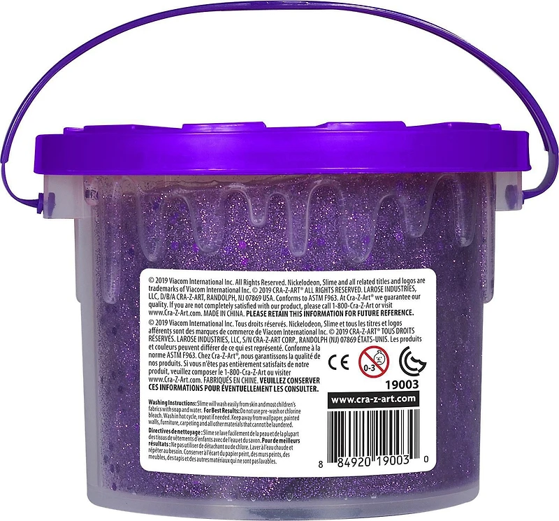 Nickelodeon Pre-Made Slime Tub - Purple Glitter