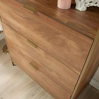 Sauder International Lux Dresser in Sindoori Mango Finish