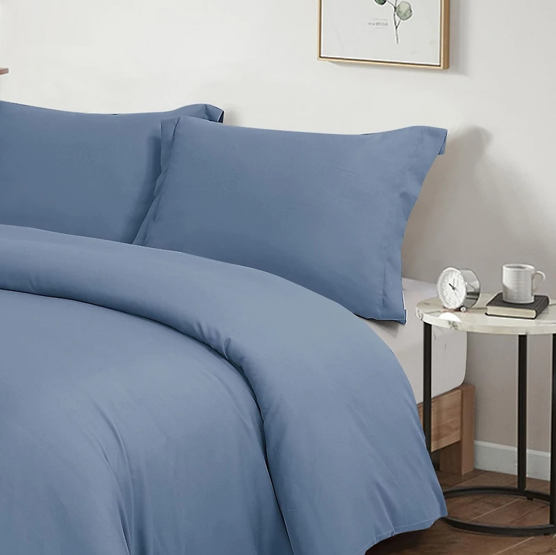Ultra Soft Solid Duvet Cover Set