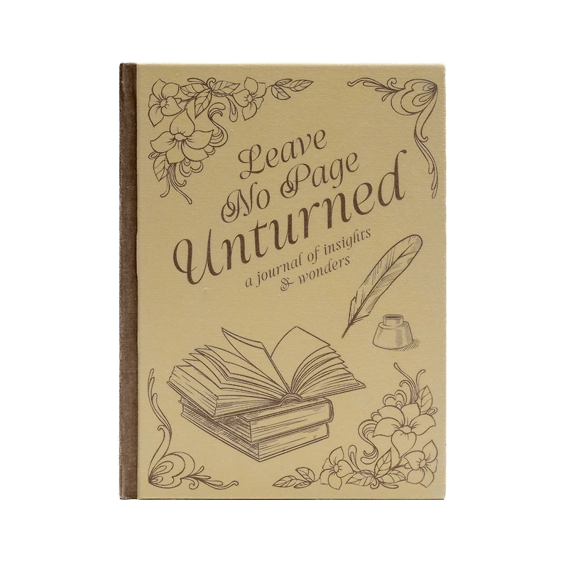 Ecokind by U Style No Page Unturned Book Cloth Casebound Journal, 6" x 8", 200 Sheets, U STYLE UNTURN BK CLOTH JRNL
