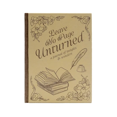 Ecokind by U Style No Page Unturned Book Cloth Casebound Journal, 6" x 8", 200 Sheets, U STYLE UNTURN BK CLOTH JRNL