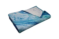 SEAKEEPER PRINTED BEACH TOWEL - TieDye Blue