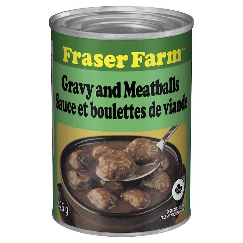 Sauce et ragoût de boulettes de Fraser FarmMD PUR FF GRAVY&MEAT BALL 24/425G