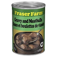 Sauce et ragoût de boulettes de Fraser FarmMD PUR FF GRAVY&MEAT BALL 24/425G