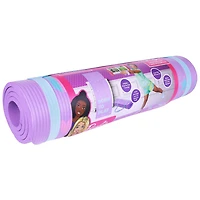Tapis d’exercice 10 mm Barbie de Mattel – 61 cm x 152,4 cm – Violet
