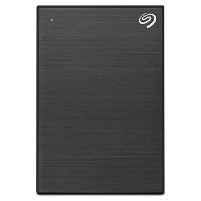 Seagate One Touch HDD with password 5TB External Hard Drive – Black, for PC Laptop Mac and Chromebook, 6mo Mylio Photos and Dropbox , Rescue Service (STKZ5000400), One Touch HDD with password