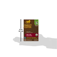 Café Yirgacheffe d'Éthiopie à la torréfaction moyenne One Love de Marley