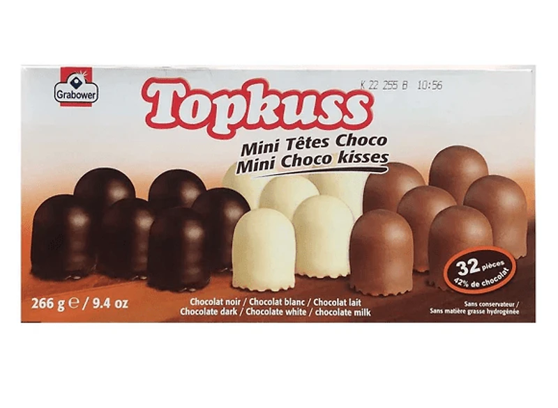 Mini Guimauves en Chocolat Grabower Topkuss, 266 g