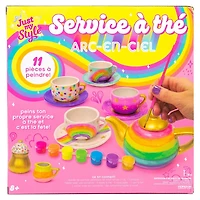 Just My Style® Service à thé arc-en-ciel 8 ans et plus