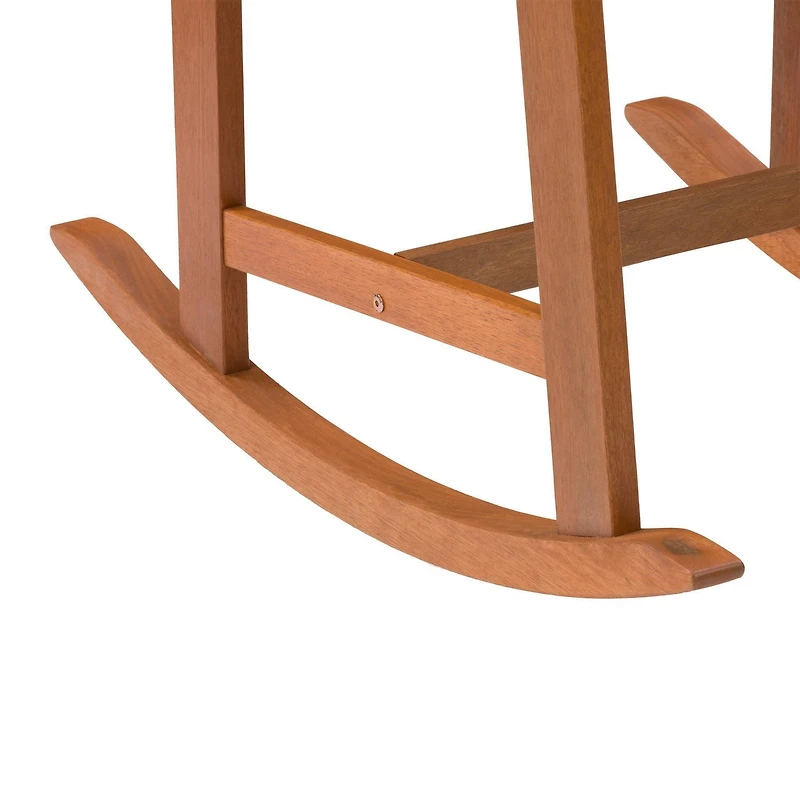 CorLiving Miramar Hardwood Outdoor Rocking Chair