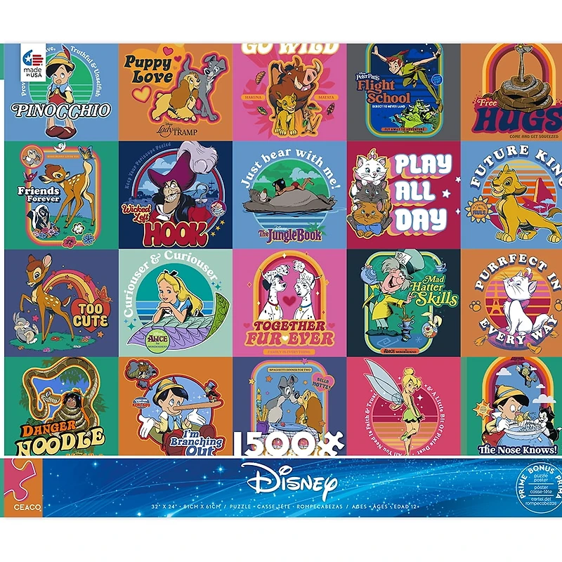 Ceaco Disney Storytime 1500-Piece Interlocking Jigsaw Puzzle