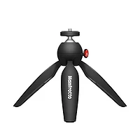 Sennheiser lav TP Kit Mobile USB-C avec Trépied Mini Manfrotto PIXI, Noir, 1