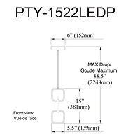 Patsy LED Pendant