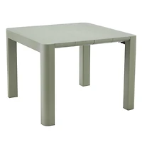 Table de patio carrée Patioflare, 40 pouces, verte