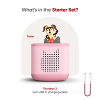 tonies – Mon premier coffret Playtime Puppy pour la Toniebox 2 – Rose nuage (bilingue anglais et français)