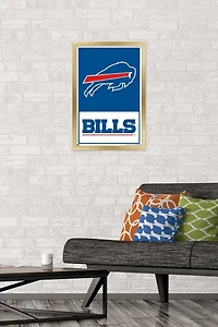 NFL Buffalo Bills - Logo 21 Wall Poster, 14.725" x 22.375" Framed