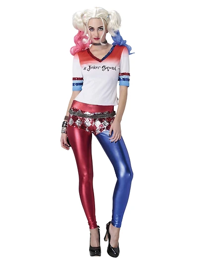 Partyholic Mad Harlequeen costume for women, Large