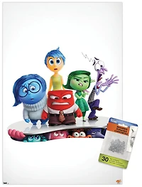 Disney Inside Out 2 - One Sheet Wall Poster, 14.725" x 22.375" Framed