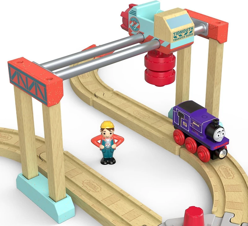 Thomas et ses Amis Bois Coffret Levage et Chargement de Cargaison