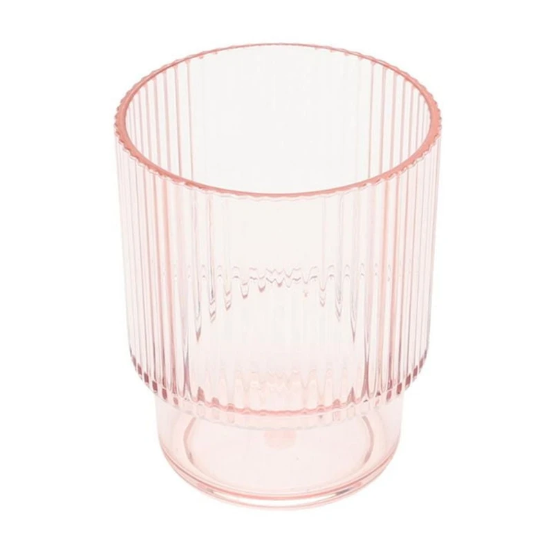 Hometrends Tinted Acrylic Ribbed Lowball Tumbler Assorted Colour, 1 pc