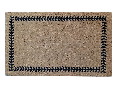 Paillasson en fibre de coco avec envers antidérapant, 18" x 30" de Home Décor Inc.
