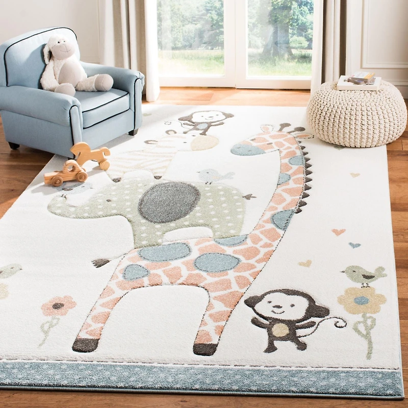 SAFAVIEH Carousel Kids Taneka Tapis Animalier
