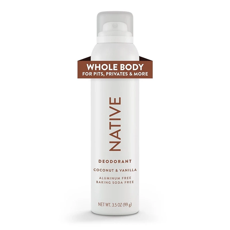 Native – Désodorisant pour le corps Noix de coco & vanille – 99 G 99g