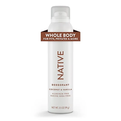 Native – Désodorisant pour le corps Noix de coco & vanille – 99 G 99g