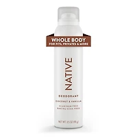 Native – Désodorisant pour le corps Noix de coco & vanille – 99 G 99g