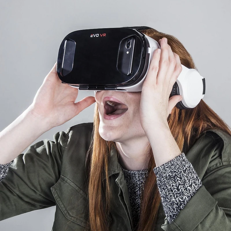 EVO VR Virtual Reality Headset with HD Headphones