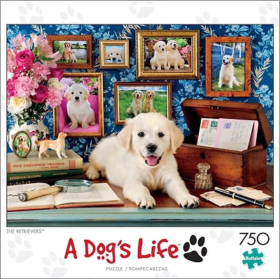 Buffalo Games A Dog's Life The Retrievers 750 Piece Jigsaw Puzzle