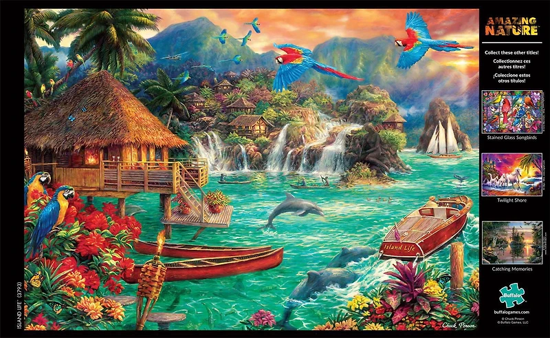 Buffalo Games - Le puzzle Amazing Nature - Island Life - en 500 pièces
