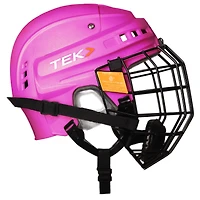 V3.0 Powertek Pink Helmet with Cage - SR Medium