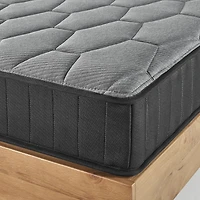 Matelas hybride à ressorts ensachés au gel rafraîchissant Zinus Spa Sensations, double, 8 po, soutien moyen, soulagement de la pression, mousse certifiée CertiPUR-US