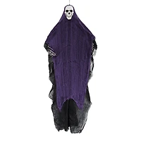 7 FT Hanging Lighted Ghost - Purple
