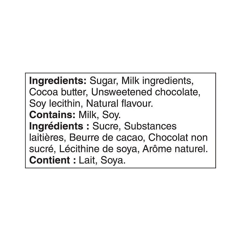 Pépites de chocolat au lait Great Value 775 g