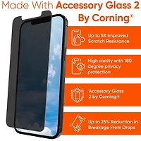 Protection de confidentialité Corning Glass pour iPhone 12/12 Pro