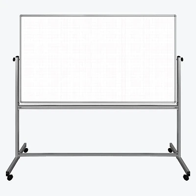 Luxor Tableau Blanc Magnétique Mobile 72" x 40"